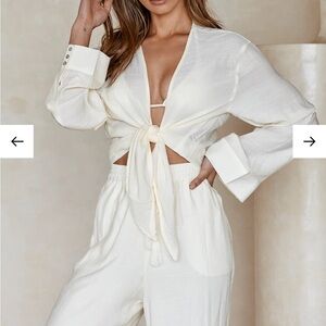 Monday Swimwear Tahiti Tie Top NWT